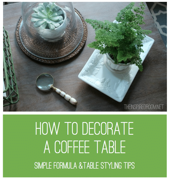 how to decorate a coffee table