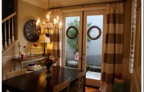 Thoughtful Designs DIY Striped Curtains