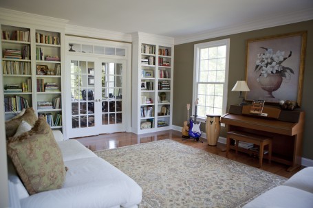 built in bookcases