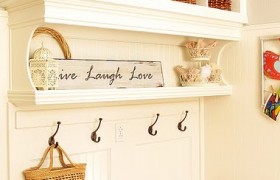 DIY Mudroom wall My Uncommon Slice of Suburbia
