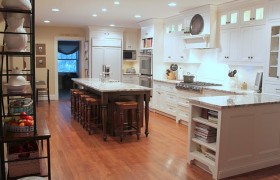 kitchen with island