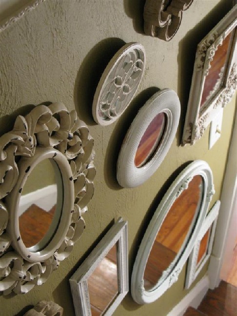 daisy cottage wall of mirrors