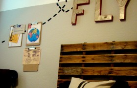 pallet headboard