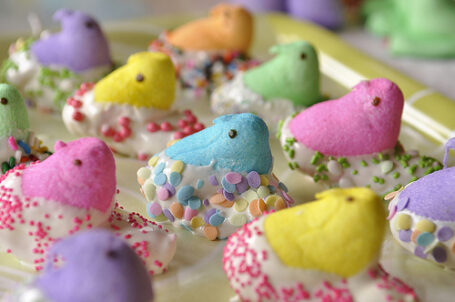 peeps with sprinkles