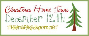 christmas tours party room tour inspired announcement psst house round diy project mantel linky virtual yuletide decorations join linking theinspiredroom