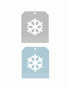 printable christmas snowflake tags