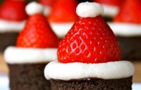 santa hat treats