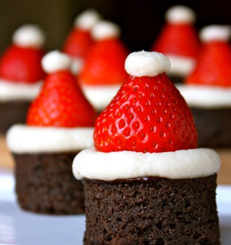  Fall Craft Ideas  Home on Diy  Christmas Party Dessert Santa Hat Treats   The Inspired Room