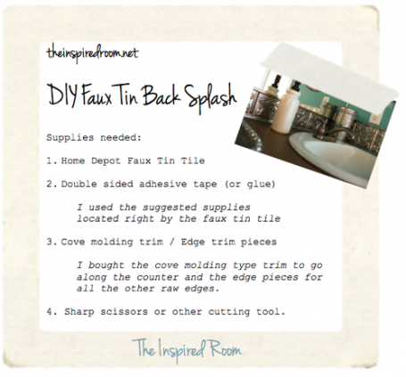 faux tin backsplash supplies faux tin backsplash supplies