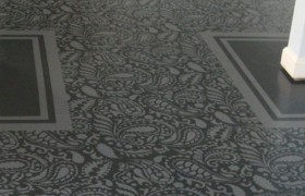 stenciled subfloor stenciled subfloor