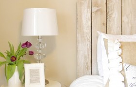 white bedding