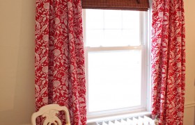 curtains and nail hangers