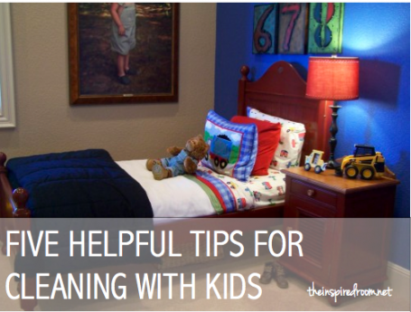 teaching kids to clean rooms