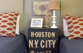 blue orange boys room ideas