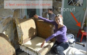 make a large couch small