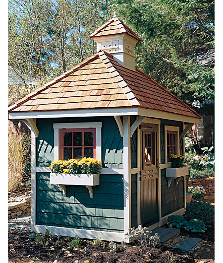 Summer House} Garden Sheds &amp; Backyard Retreats! - The Inspired Room