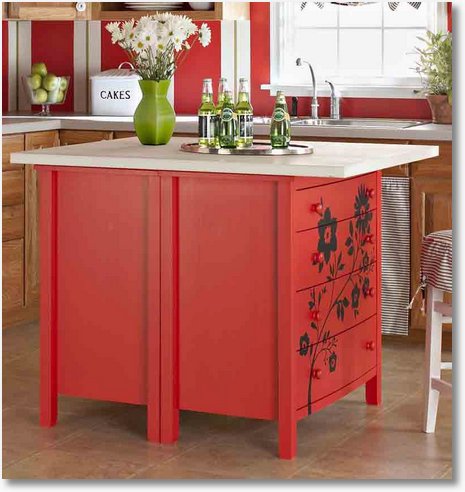 Designingkitchen Island on Make Your Own Kitchen Island Via The Inspired Room And Diyideas Com