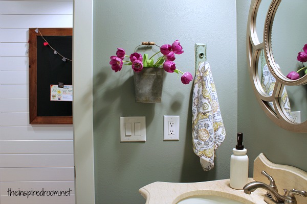 Powder Room, Take Two {2nd Budget Makeover REVEAL!} - The Inspired ...