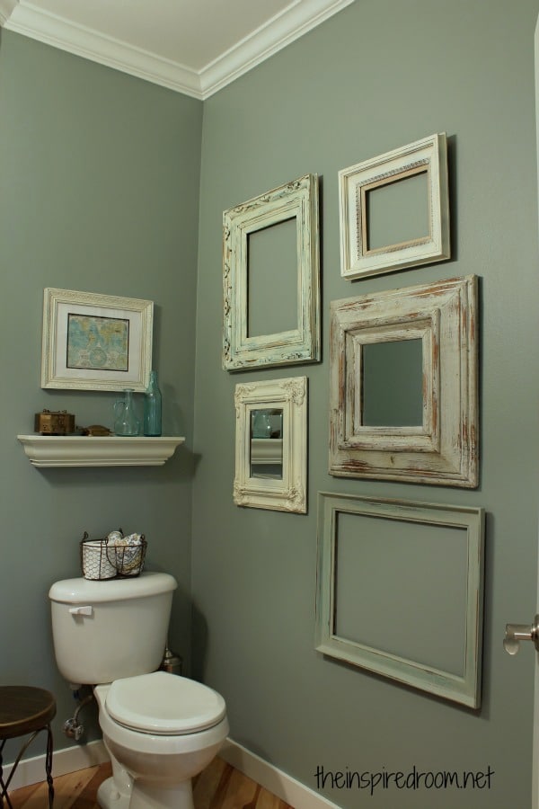 Powder Room, Take Two 2nd Budget Makeover REVEAL! - The Inspired Room