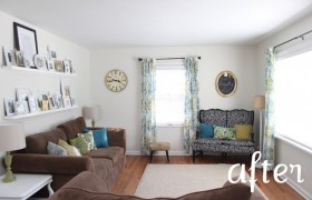 living room after