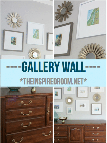 gallery wall from the inspired room