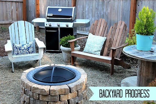 Easy DIY Firepit {Progress on the Fall Backyard Makeover Project ...