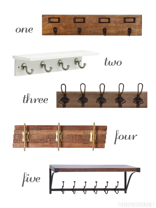 Wall Hooks and Shelves - Ideas for Decorating and Organizing a Small Bedroom