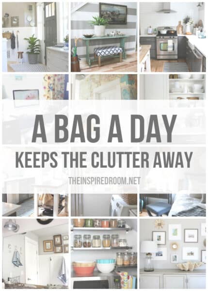 A Bag a Day Keeps the Clutter Away - The Inspired Room
