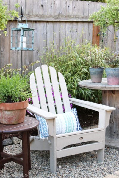 The Inspired Room Backyard - Trex Adirondack Chair
