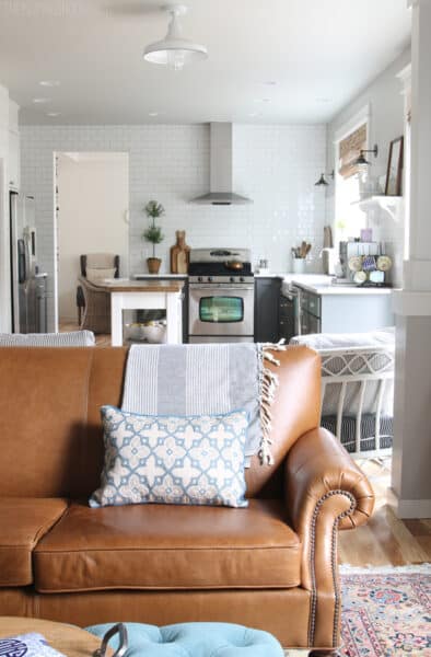 The Inspired Room blog - Family Room and Kitchen
