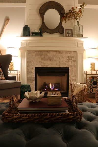 A Cozy Fireplace - The Inspired Room