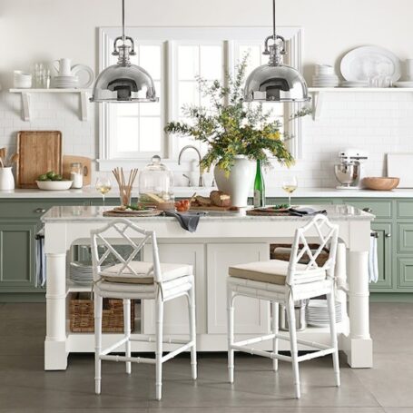 Barrelson Kitchen Island With Marble Top - Williams Sonoma