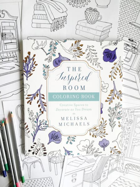 Home Decorating Adult Coloring Book - The Inspired Room