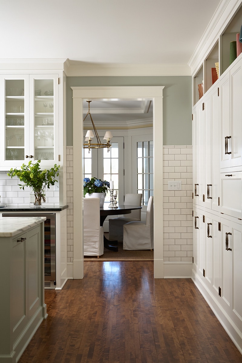  White Kitchen Cabinets With Black Hardware for Large Space