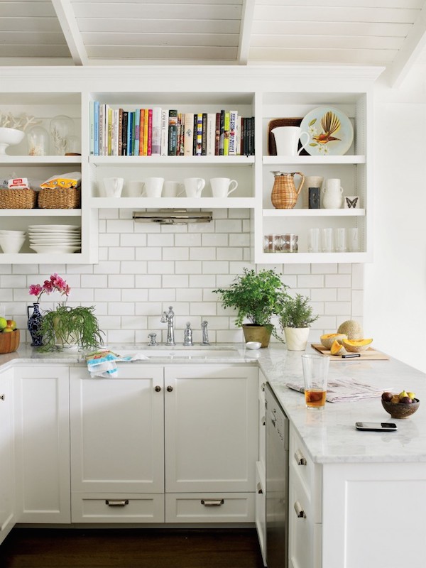 kitchen open shelving: the best inspiration & tips! - the inspired