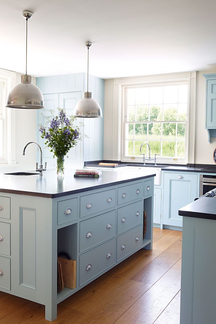 Colored Kitchen Cabinets: Inspiration - The Inspired Room