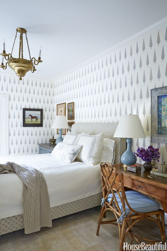 Beautiful Bedroom Wallpaper Ideas - The Inspired Room