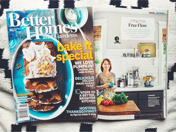 Better Homes & Gardens Magazine {Photoshoot of my Kitchen!!!!}