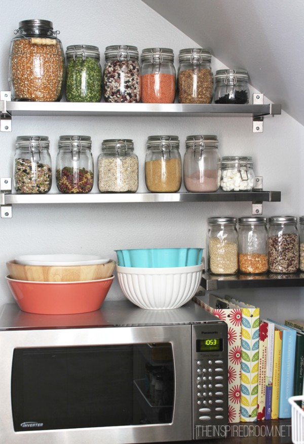 pantry under the stairs