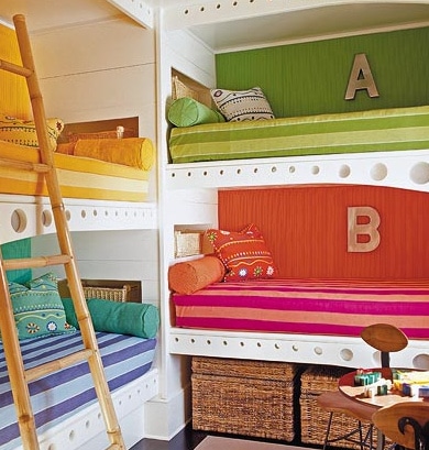 Children's Bedrooms: Sharing Space