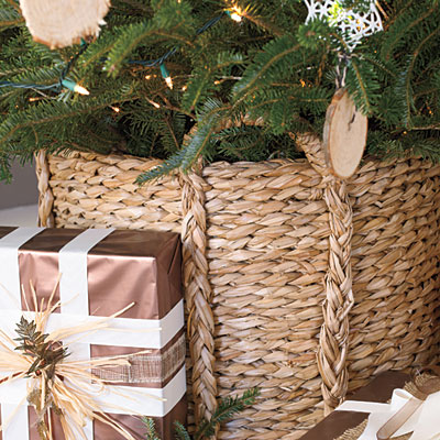 Christmas tree deals in basket