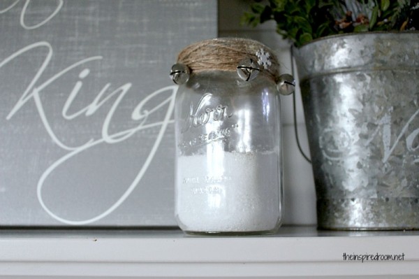DIY Glitter Snow for Candles & Mason Jar Filler