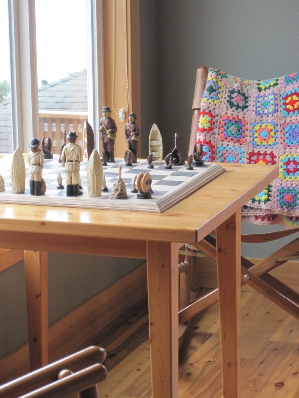 Game Table in Living Room