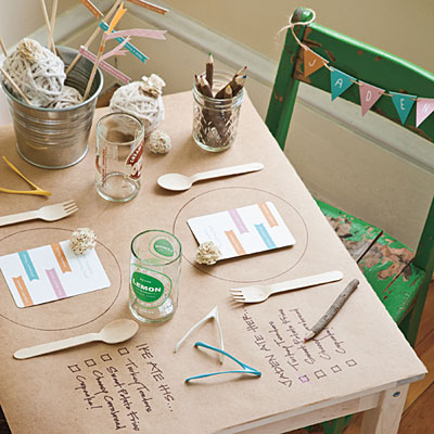 4 Fun Ideas for The Kids' Table