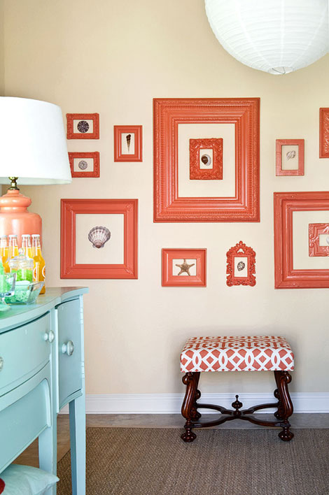 Fall Decorating: Pop of Orange