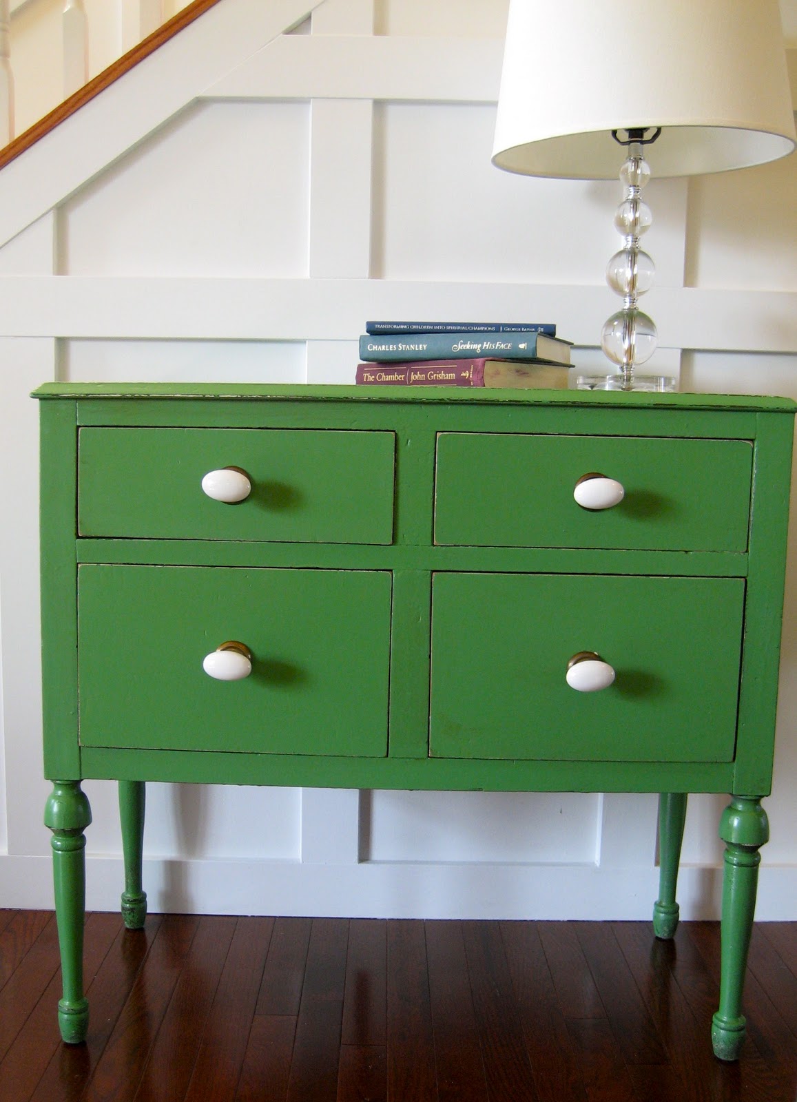 Before & After: Spring Green Cabinet 