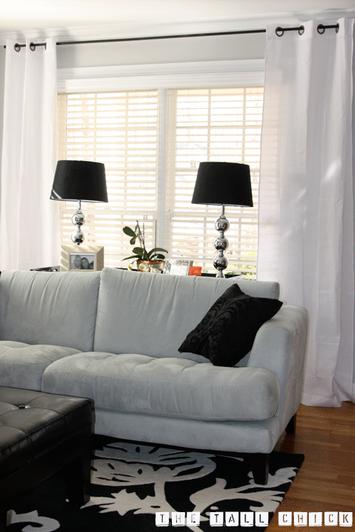 Make Your Own Curtain Rods {The Tall Chick}