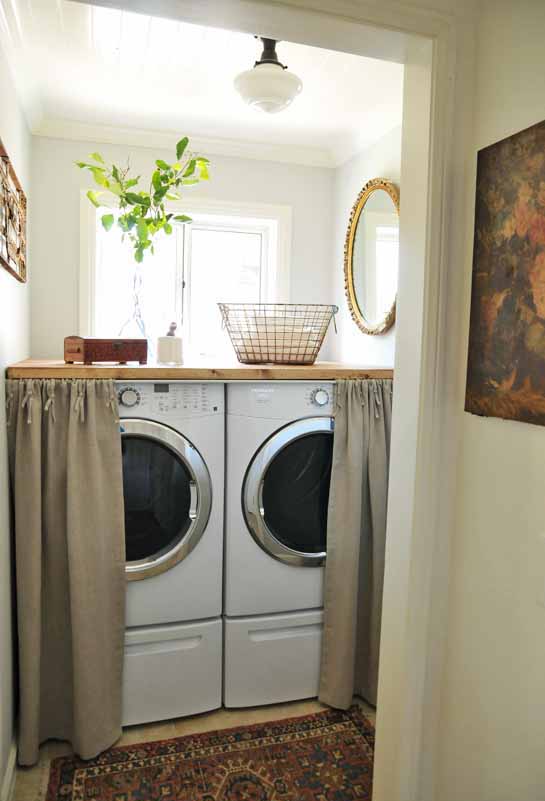 Laundry Room Decorating In A Small Space