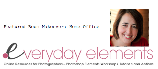 Home Office Makeover: The Reveal {Everyday Elements} 