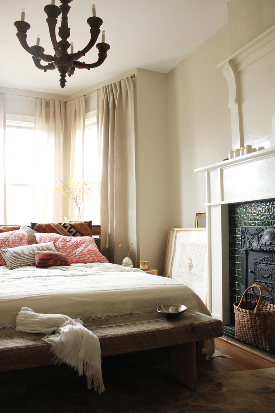 Relaxed, Layered & Organic Bedroom Makeover {The Marion House Book}